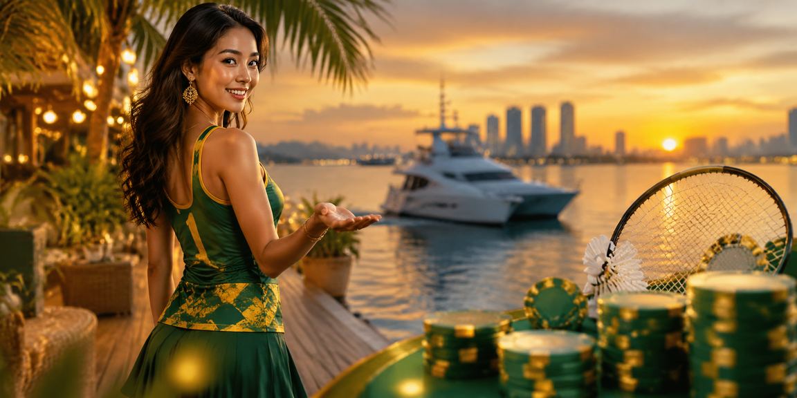 Suasana meja blackjack live kasino Malaysia intermiami88 dengan peniaga langsung